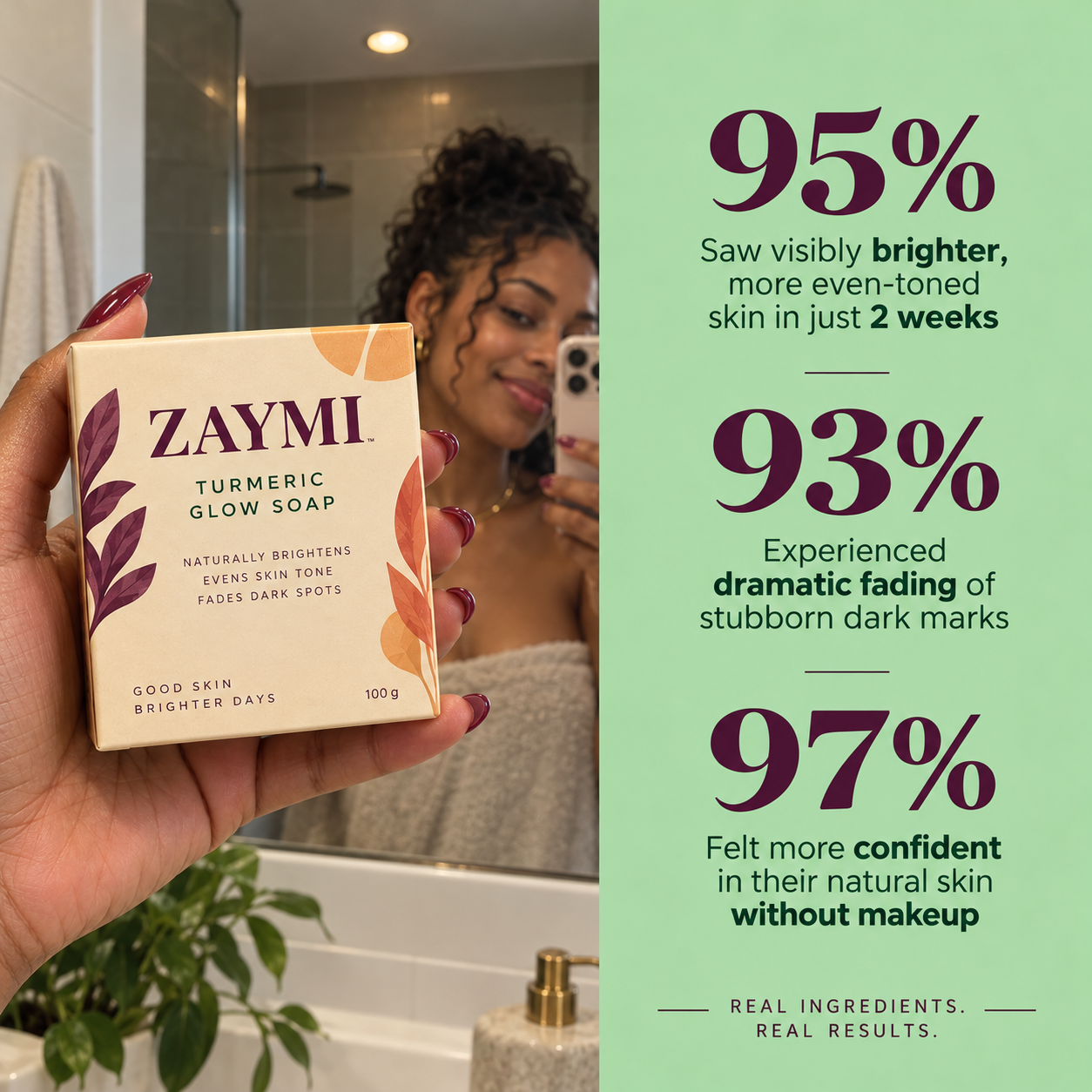 ZAYMI Turmeric Glow Bar